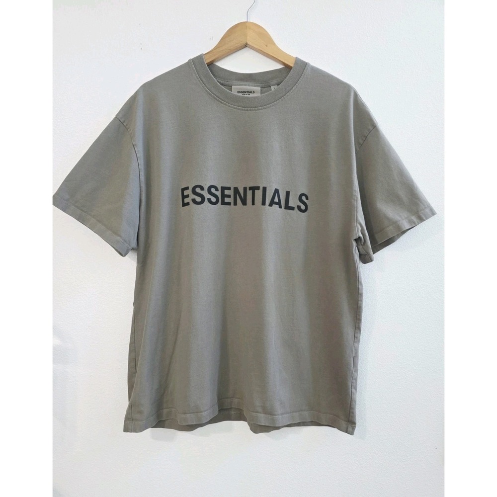 Essentials Fear of God Shirt Men's Size Large Cotton Tee Streetwear